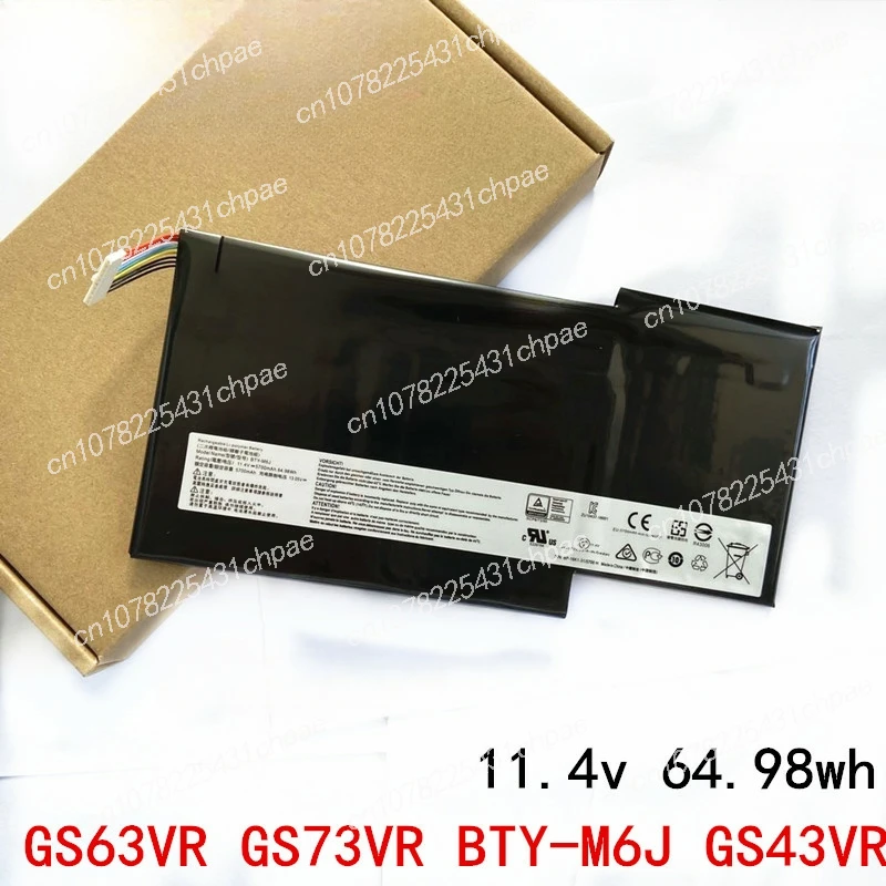 Applicable MSI GS63VR GS73VR BTY-U6J GS63 MS-16K2 Notebook Battery BTY-M6J