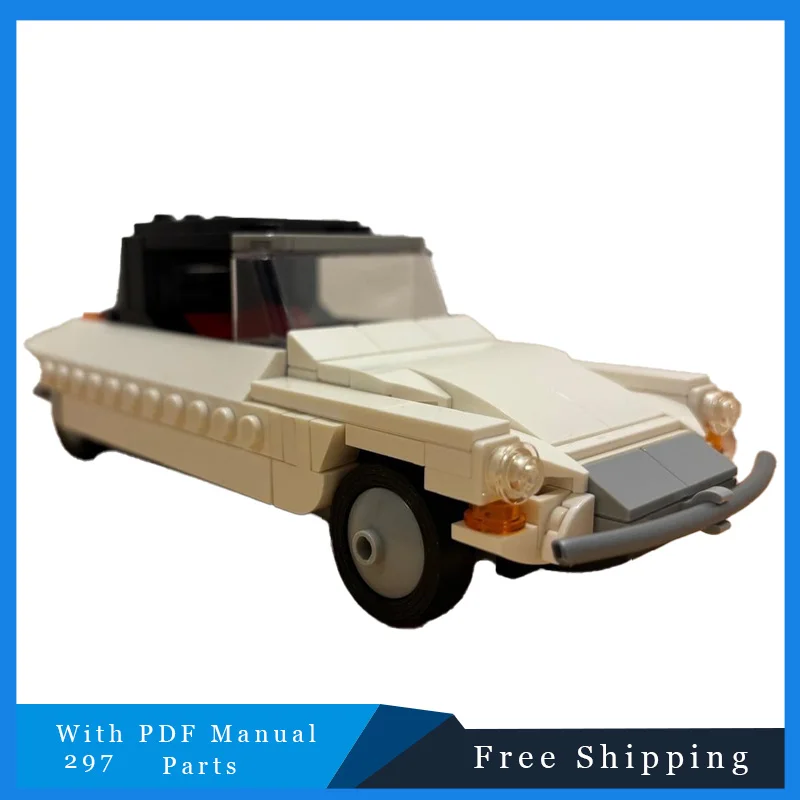 

Лидер продаж, 297 шт., знаменитый роскошный винтажный автомобиль, модульные строительные блоки, модель для образования детей, сделай сам, сборная игрушка, подарки на Рождество и день рождения