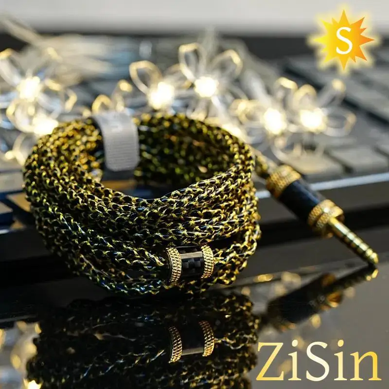 

ZiSin-A01 8-Core Litz HIFI Earphone Upgrade Cable With 3.5/2.5/4.4mm MMCX 0.78 2Pin For MK4 Legacy2 Blessing3 Variations