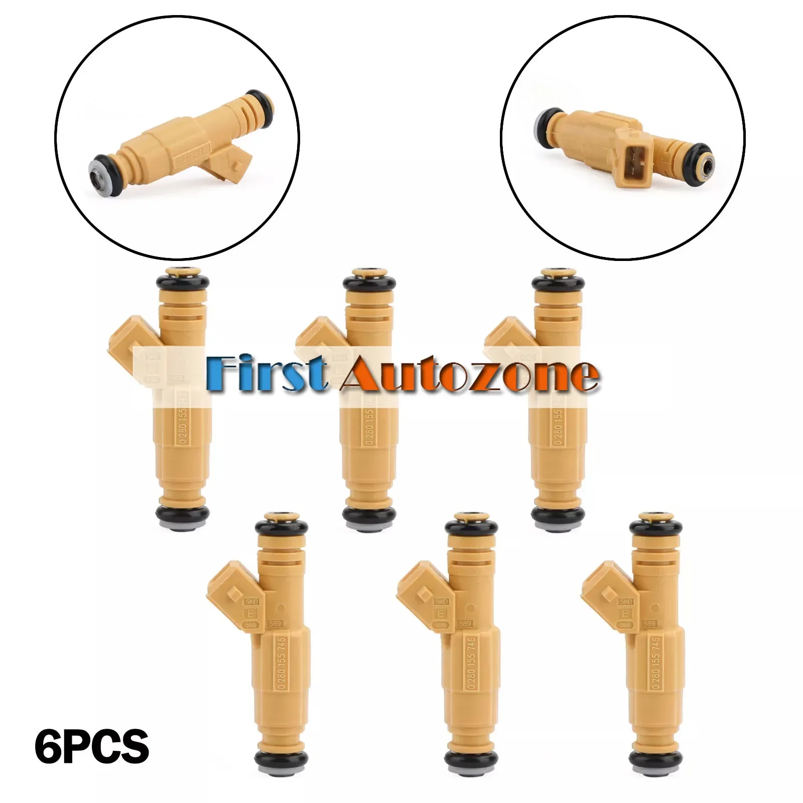 6PCS Fuel Injector …