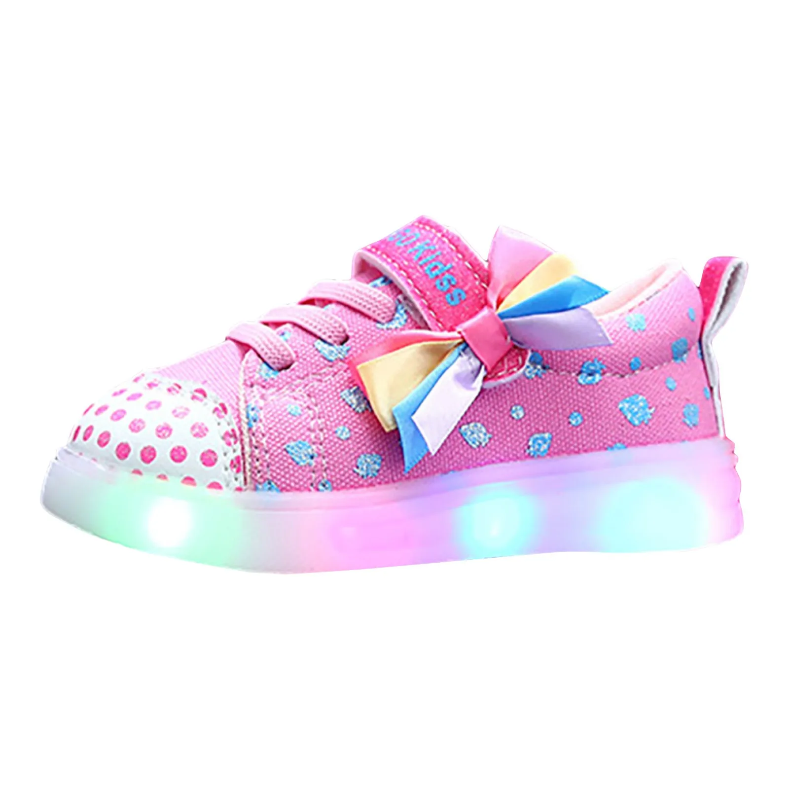 

Kid Shoes Girl LED Light Up Children's Shoes Unisex Cool Sneakers Soft And Lightweight Flat Shoes For Girls Toddler Sneakers