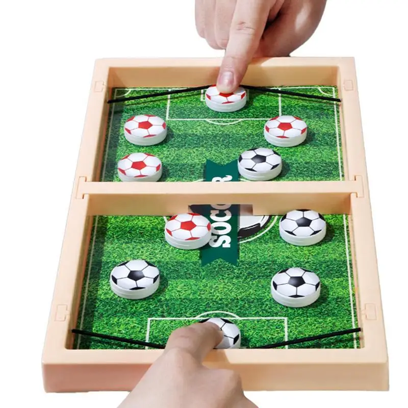 Football Table Game Ejection Toy Desktop Sport Board Game Portable Kids Interactive Game Family Score Game For Birthday Easter