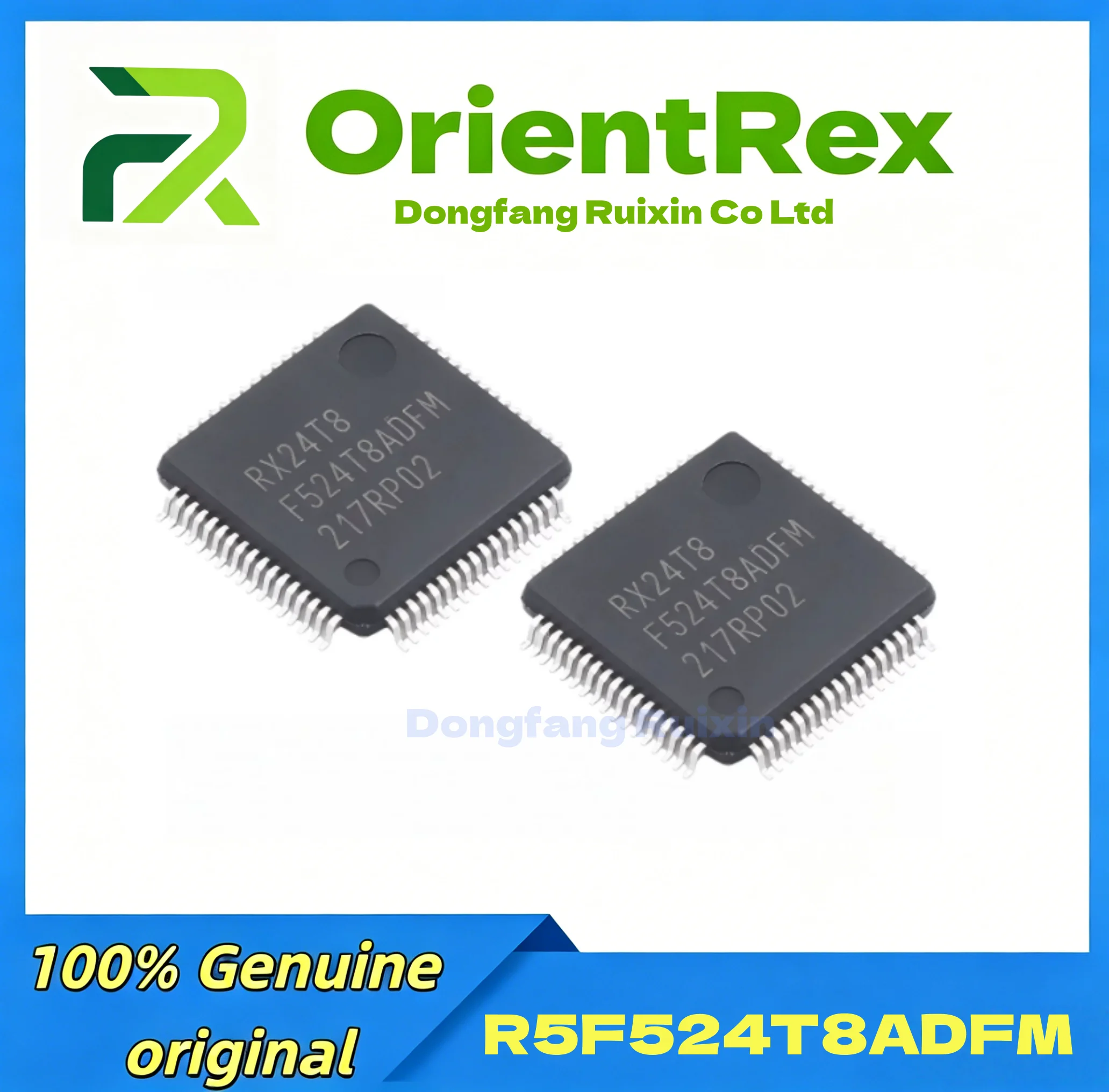 (2-10piece) 100% New original R5F524T8ADFM F524T8ADFM RX24T8 QFP-64 R5F524T8ADFP QFP-100 Microcontroller chip