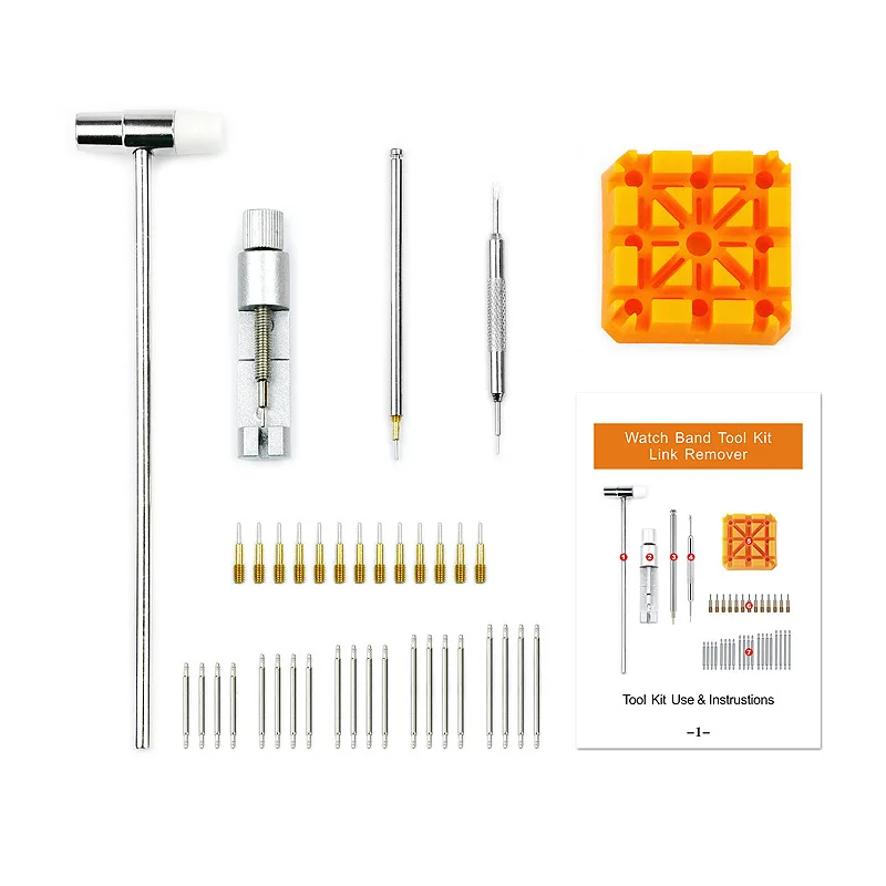 

Watch repair tool, disassembly and replacement strap tool set, watch repair tool 39-piece set, adjustment and replacement strap
