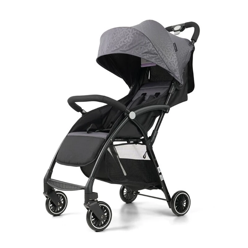 

Customizable Portable Folding Cushioned Four-wheel Stroller