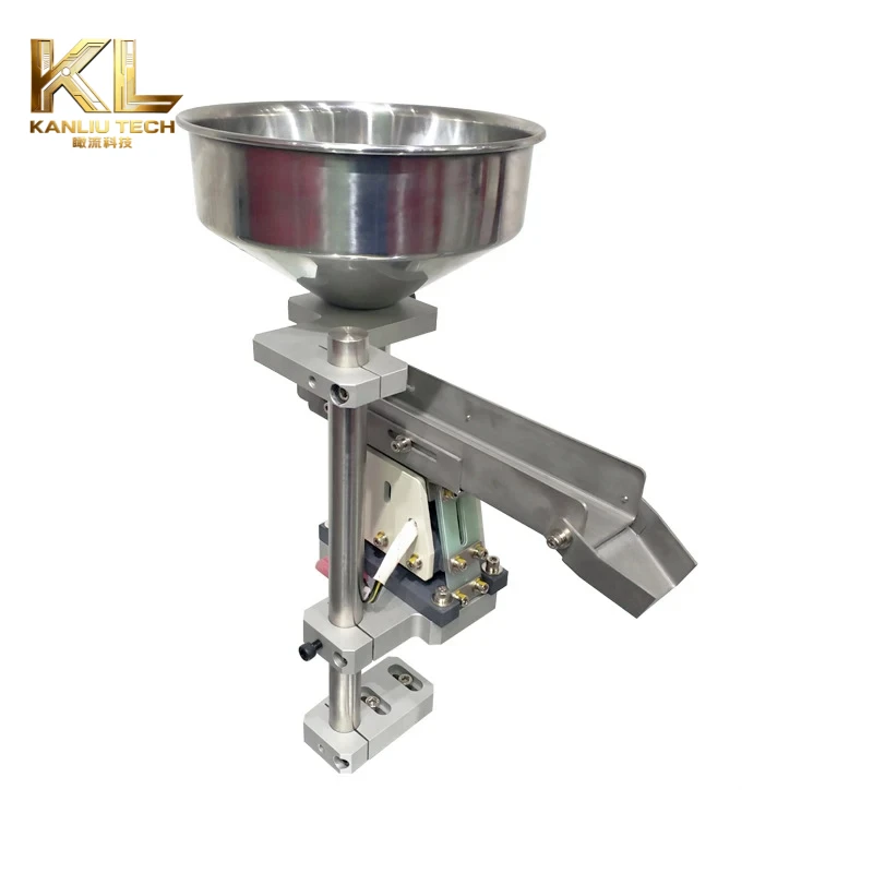Small Circular Vibrating Plate Feeder, Precision Direct Vibration Silo Automatic Disc Vibratory Feeding Device