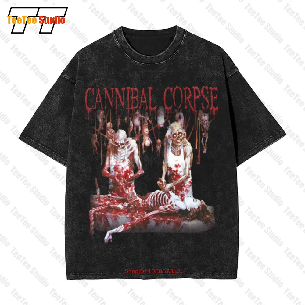 

Винтажная футболка большого размера Cannibal Corpse Merchandise Butchered At Birth HMTE