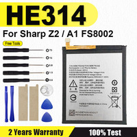 3000mAh 3.82V HE314 Battery For SHARP AQUOS Z2 A1 FS8002 Mobile Phone Bateria