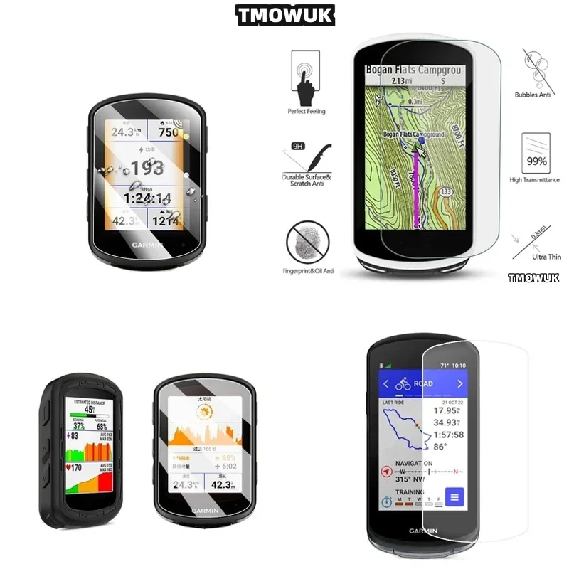 

For Garmin 1030 Plus 1040 Edge 520 820 530 1040 540 840 130 Explore2 Tempered Glass Screen Protector Bicycle GPS Film GFHO