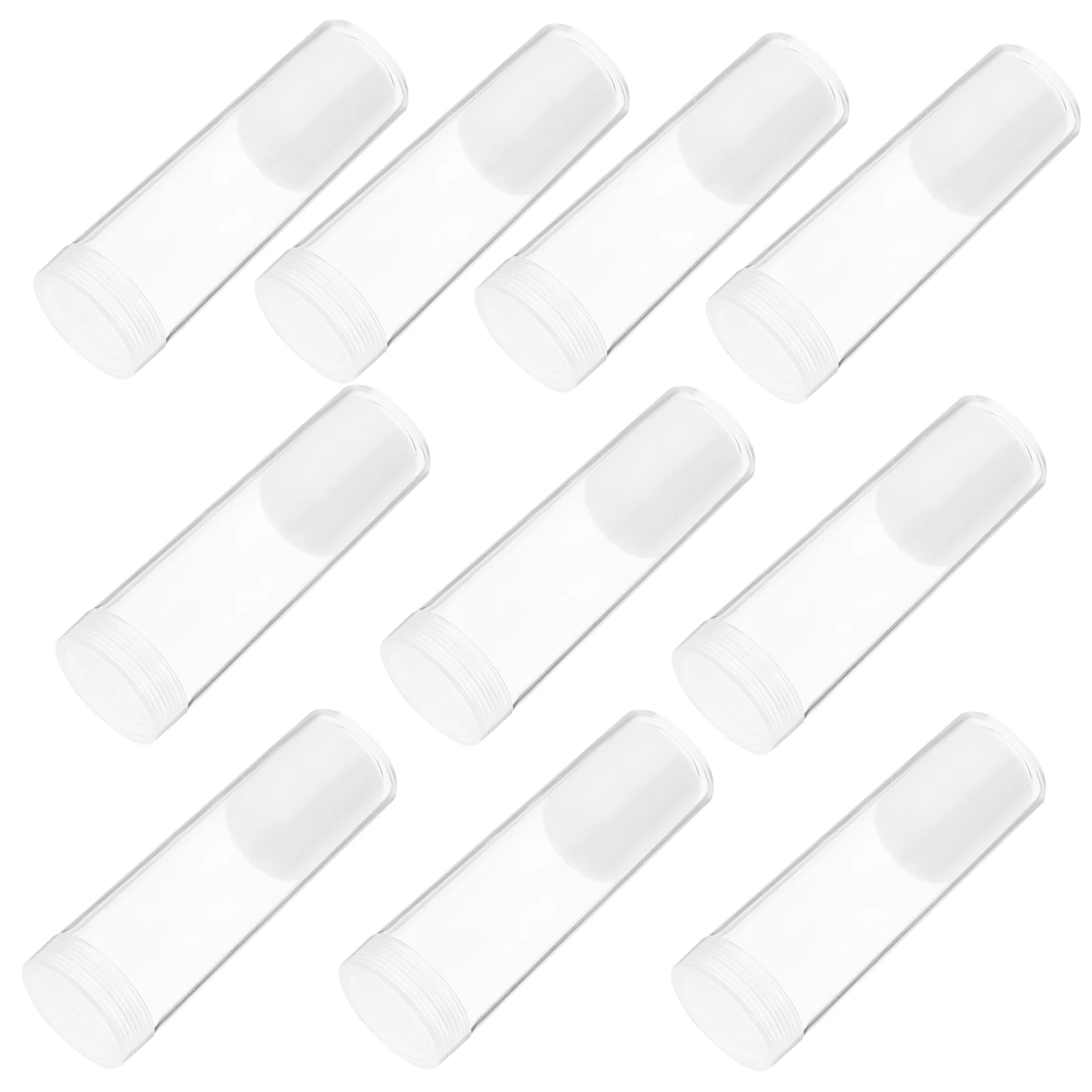 

10 Pcs Coin Storage Box 31mm Round Tubes with Sponge Protective Holders for Collectors Coin Collection Supplies
