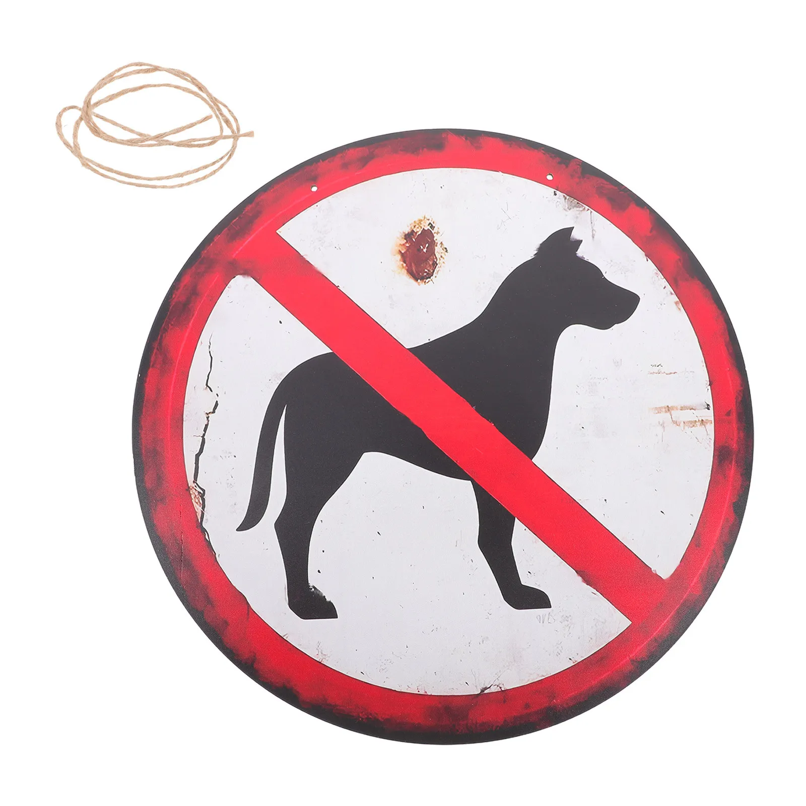 

Sign Retro Distressed Design Waterproof Easy Install Outdoor Garden Yard Marker Yard Stake for Dogs