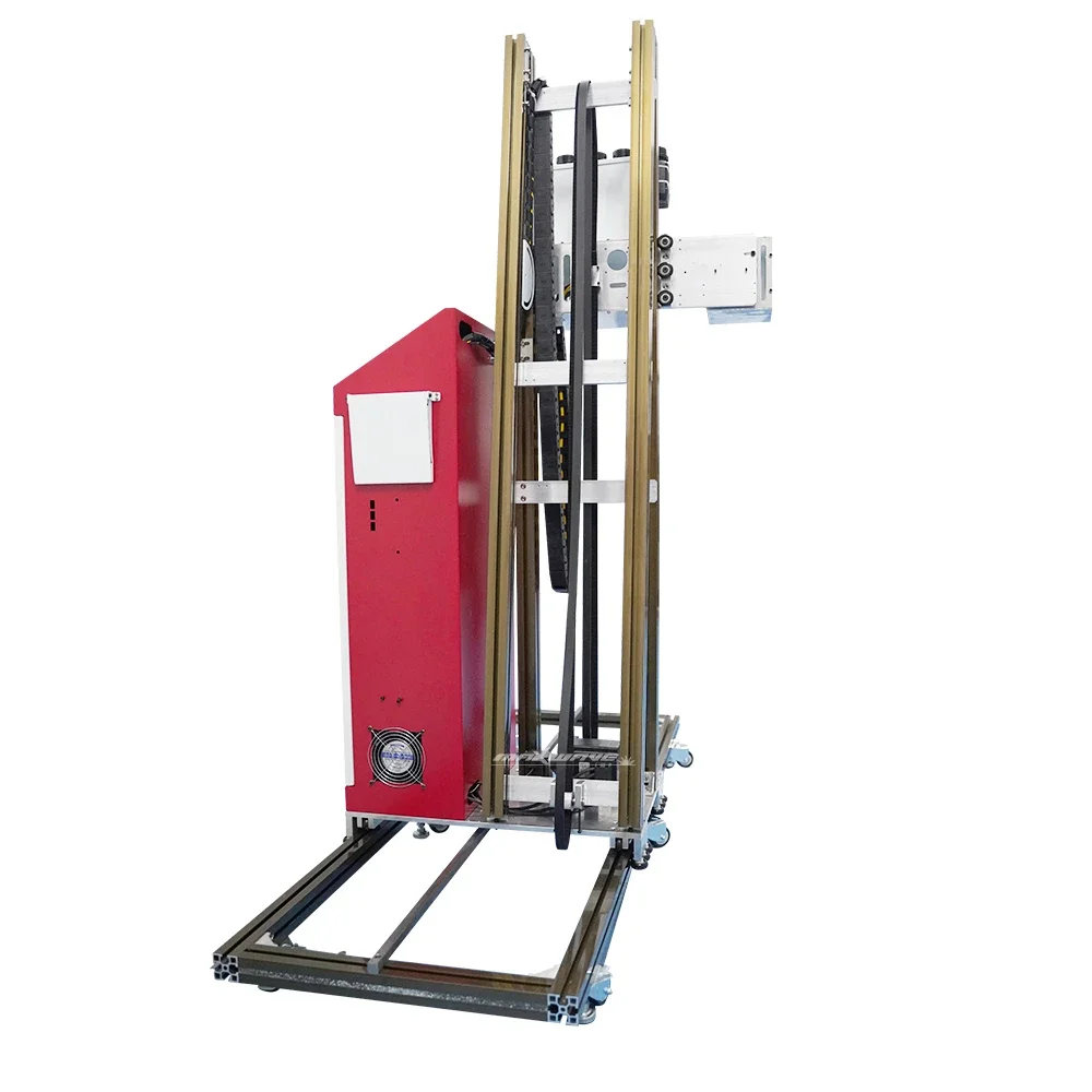 Maxwave حار بيع عالية الجودة الأشعة فوق البنفسجية الحبر 5 ألوان آلة طباعة الحائط ديكور المنزل الإعلان طابعة الحائط العمودية