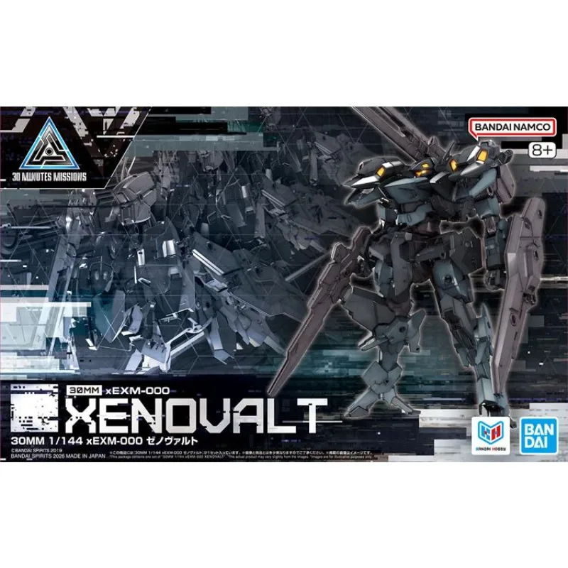 Bandai 30MM 1/144 XEXM-000 Xenovalt 30 Minutes Missions Assembly Model Kit with 3 Replaceable Heads Collectible  Action Figure