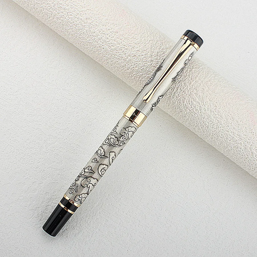 Luxury Jinhao Oriental Dragon Ballpoint Pen 0.7mm Nib Black Ink Pen for Office Business Gift