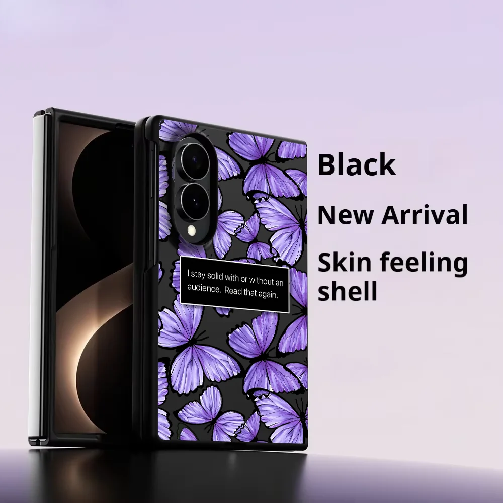 Color Butterfly Case for Samsung Galaxy ZFold8 Z Fold8 Wide Z Fold 8 ZFold Wide Luxury Phone Cover