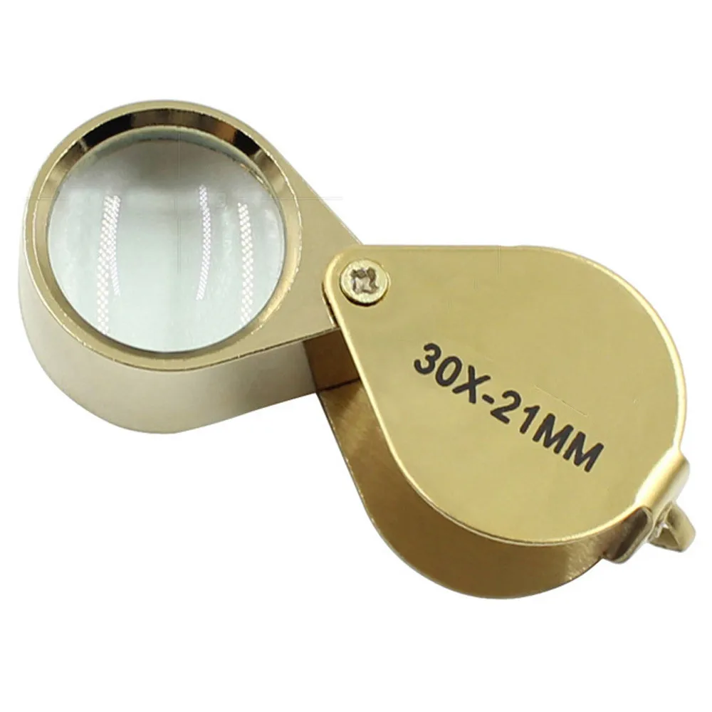 Pocket Jewelry Loupe Jewelers Diamond Eye Magnifying Glass Magnifier Metal Tools For Coins Gems Stamps Watches image 5