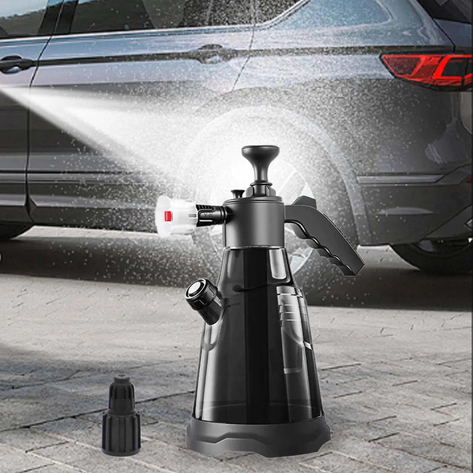 Hand Pressurized Soap Sprayer Professional Automotive Accessory Portable