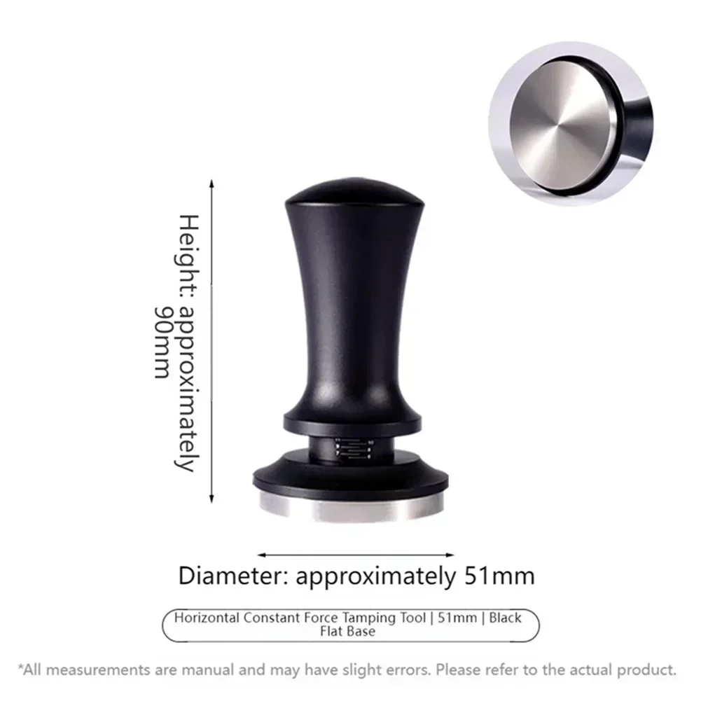Stainless Steel Coffee Tamper with Precision Design for Even Coffee Ground Distribution and Balanced Espresso Extraction