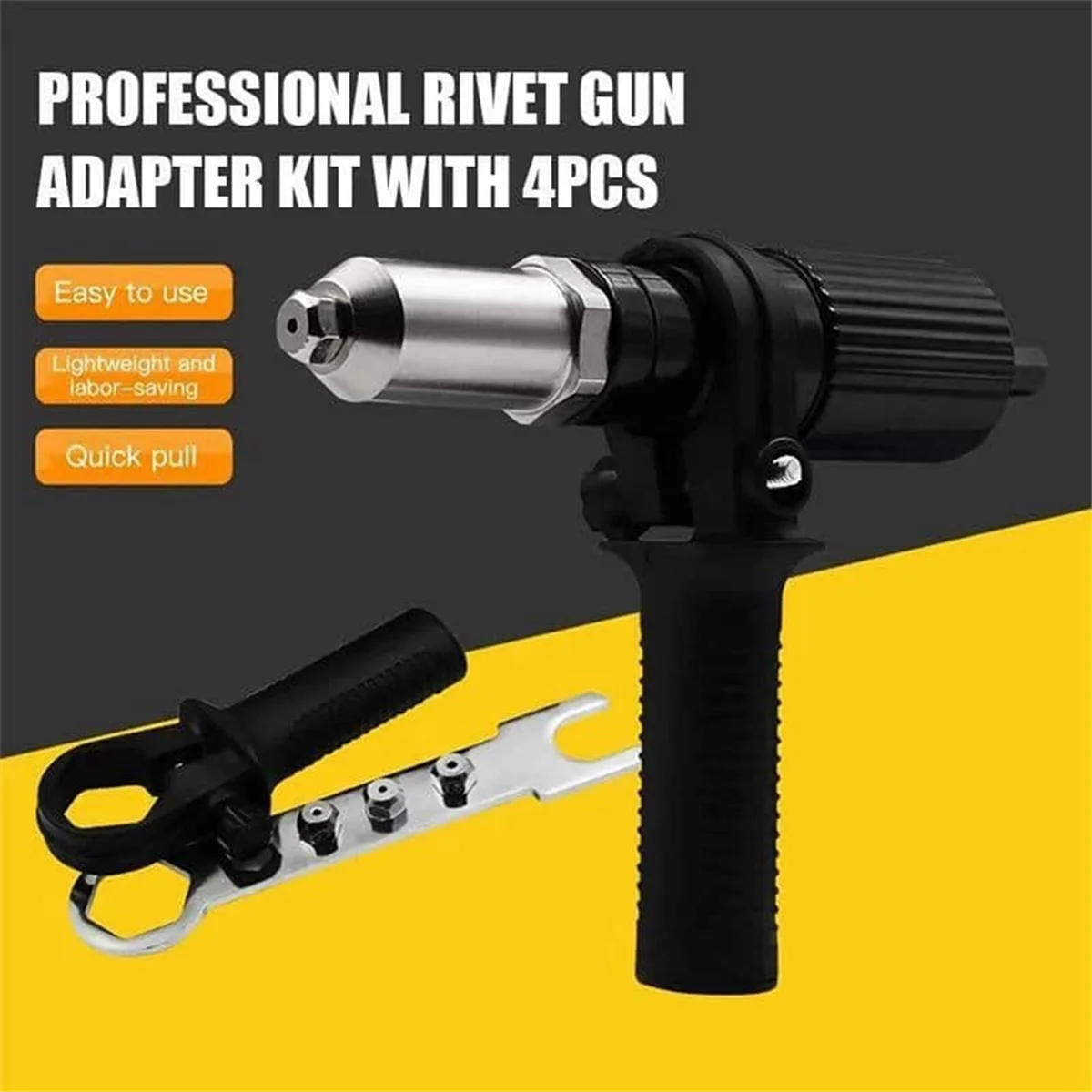 A79G Rivet Adapter Core-Pulling Rivet Conversion Joint Electric Drill Rivet Machine Pull Rivet Rivet Head