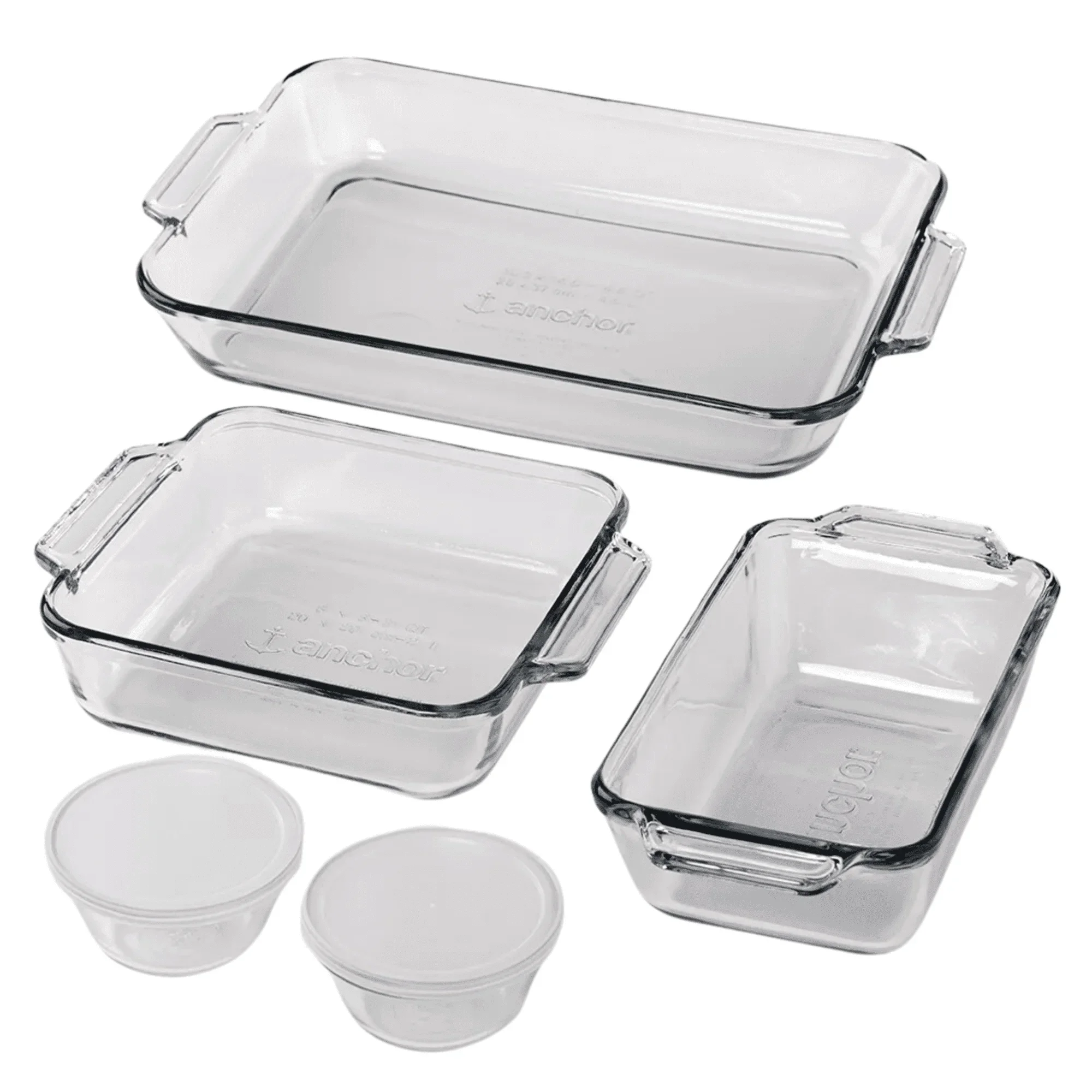 

Glass Baking Dish Set, 7 Piece Glass Bakeware Set NoEnName_Null