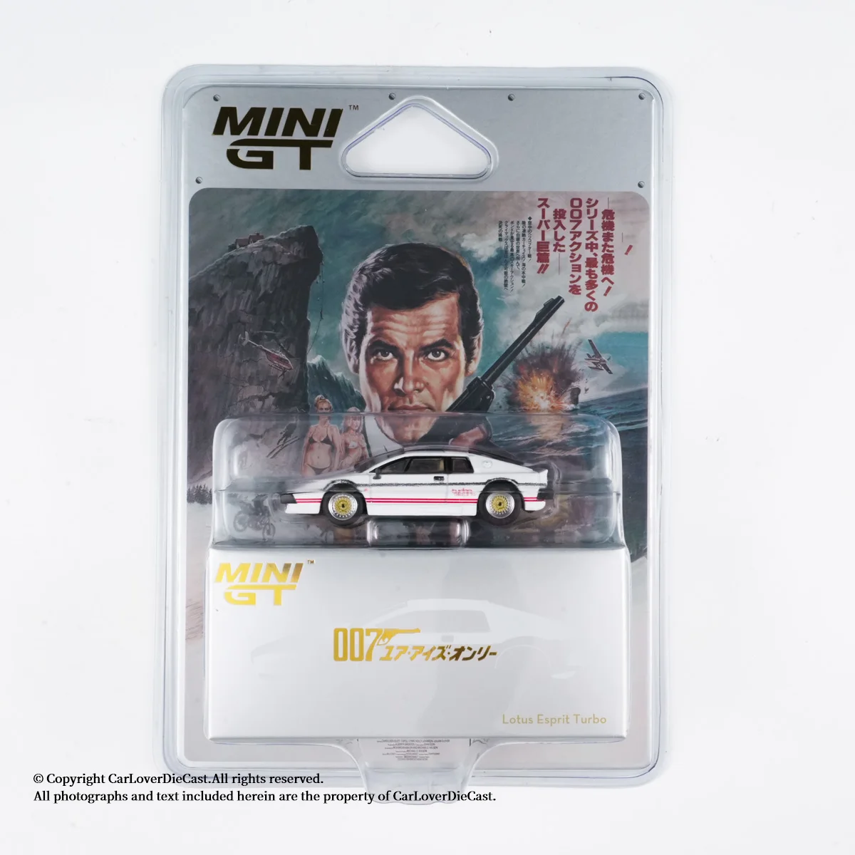 MINIGT 1/64 Lotus Esprit Turbo Wit Alleen voor Uw Ogen MGT00907-007 Auto Legering Voertuig Diecast Metaal Model Kinderen Speelgoed Jongens