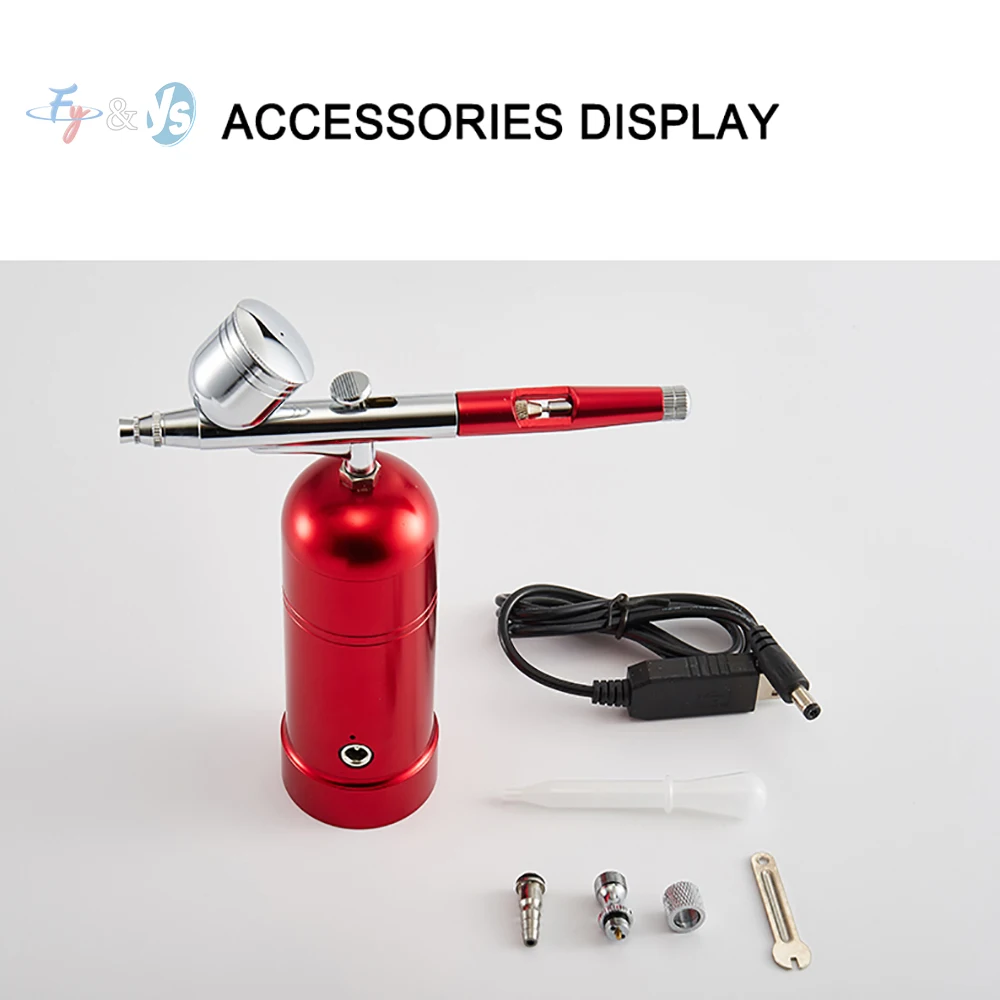 0.2mm Mini Air Paint Spray Gun Airbrush Sprayer Pen For Nail Art Body Tattoo Cake Decor Toy Models Painting Craft