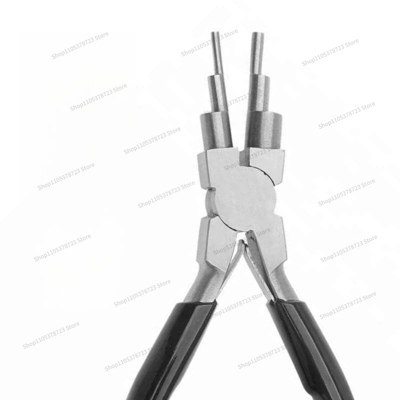 For Anti-rust Six-section Pliers 6-in-1 Round Mouth Jewelry Three-section Jewelry Pliers Hand-wound Modeling Tools