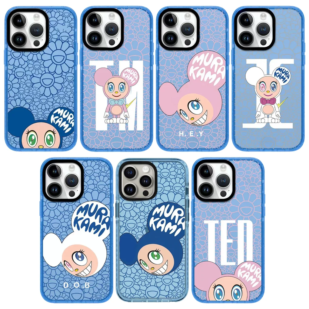 

Cartoon Mouse 2.0 Acrylic Blue Border IPhone 12 13 14 15 16 Pro Max Case - Protective IPhone Case with MagSafe