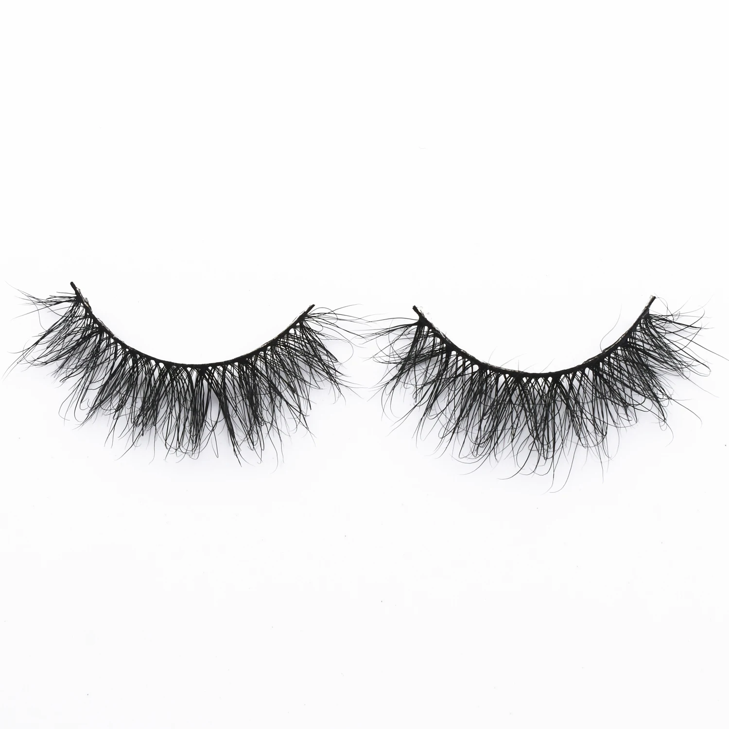 Fluffy Eyelashes 3D Real Mink Lashes Natural Long False Eyelash Handmade Fake Lashes Wispy Lashes Cilios Makeup Round Eyelashes