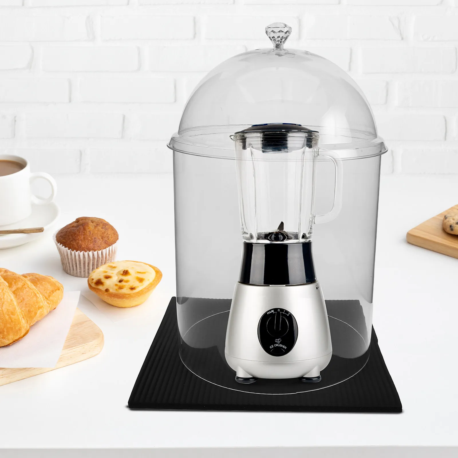 

Звукоизоляционный экран для блендера, прозрачный, шумопоглощающий, для бесшумной работы, простая установка, шумозащитный кожух для кухонной техники