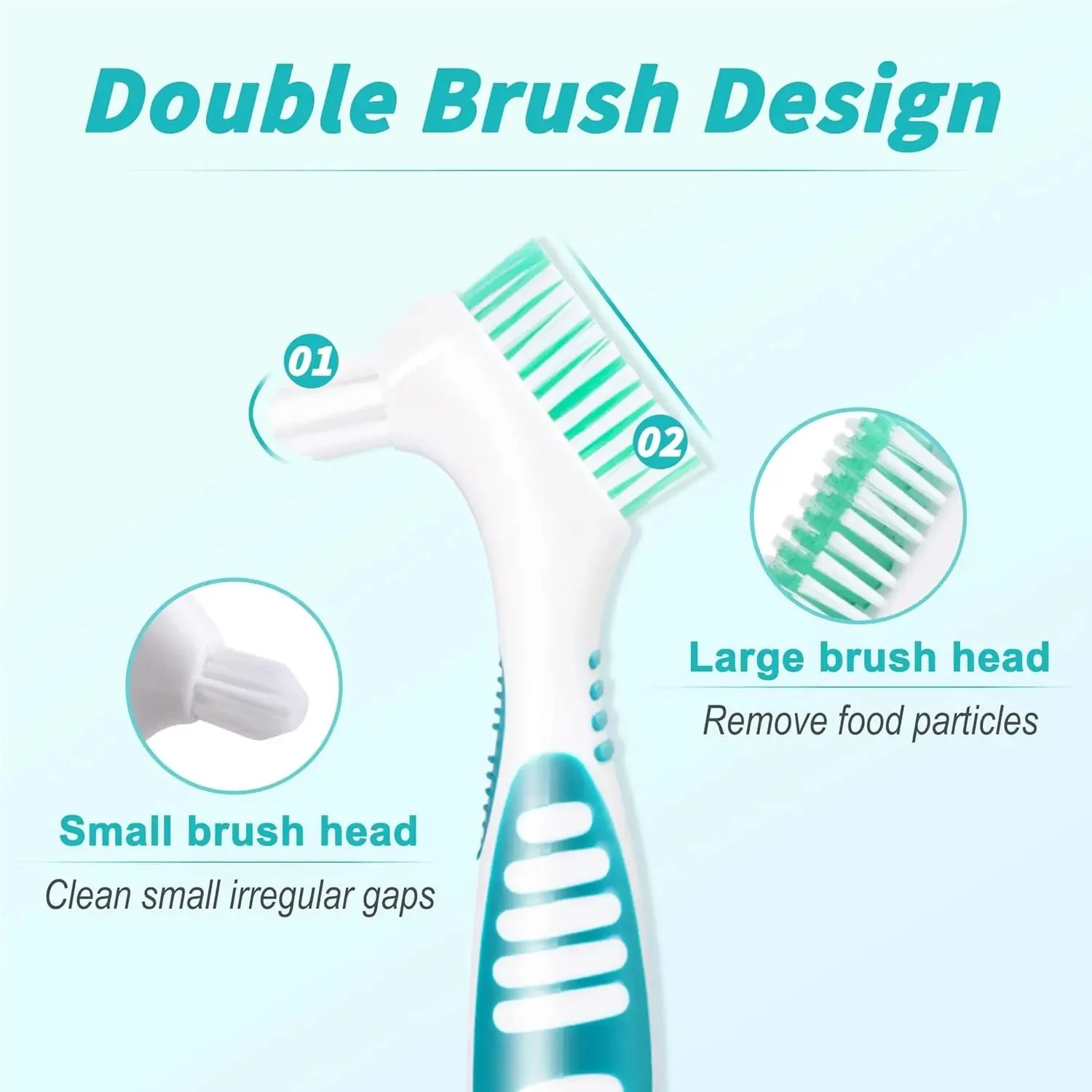 4/24Pcs Denture Brush Set for - Teeth Whitening Brush review and price
