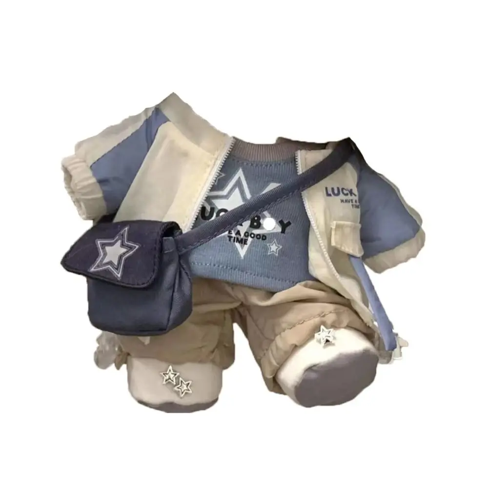 

Outfit Hoodie 20cm Clothes Overalls Baseball Hat Set Cotton Doll Clothes Clothing Mini Clothes Doll Accessories