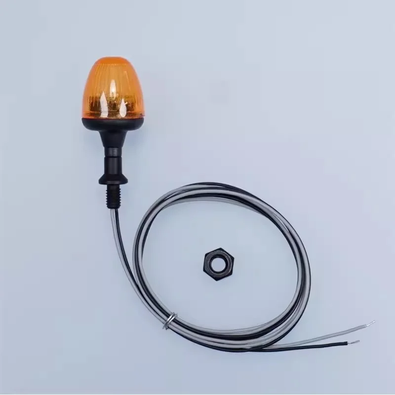 

LED 360 Rotating Engineering Warning Light Lamp for 1/14 Scale RC Truck Compatible with Tamiya Kabolite Excavator 770S R620