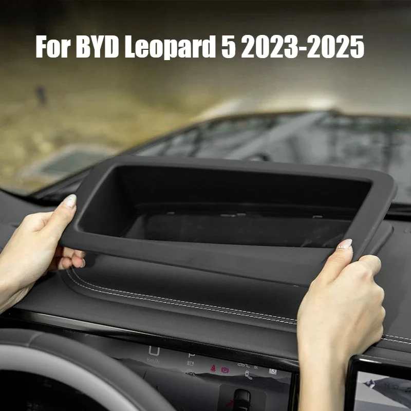 

For BYD Leopard 5 2023-2025 Car Specialized Head-Up Display Protective Frame Instrument HUD Shield Cover Interior Accessories