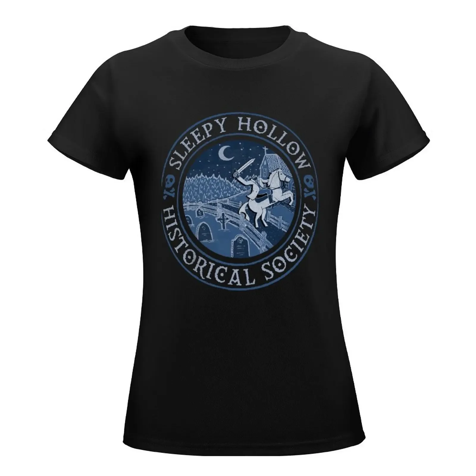 Sleepy Hollow Historical Society T-Shirt plus size tops anime clothes t shirts for Women