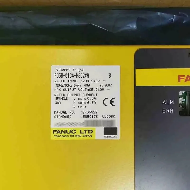 Brand New Sealed 100%   A06B-6134-H302#A Servo Drive Module  2-axis Amplifier SV 80/80 HRV2 and HRV3 Supported