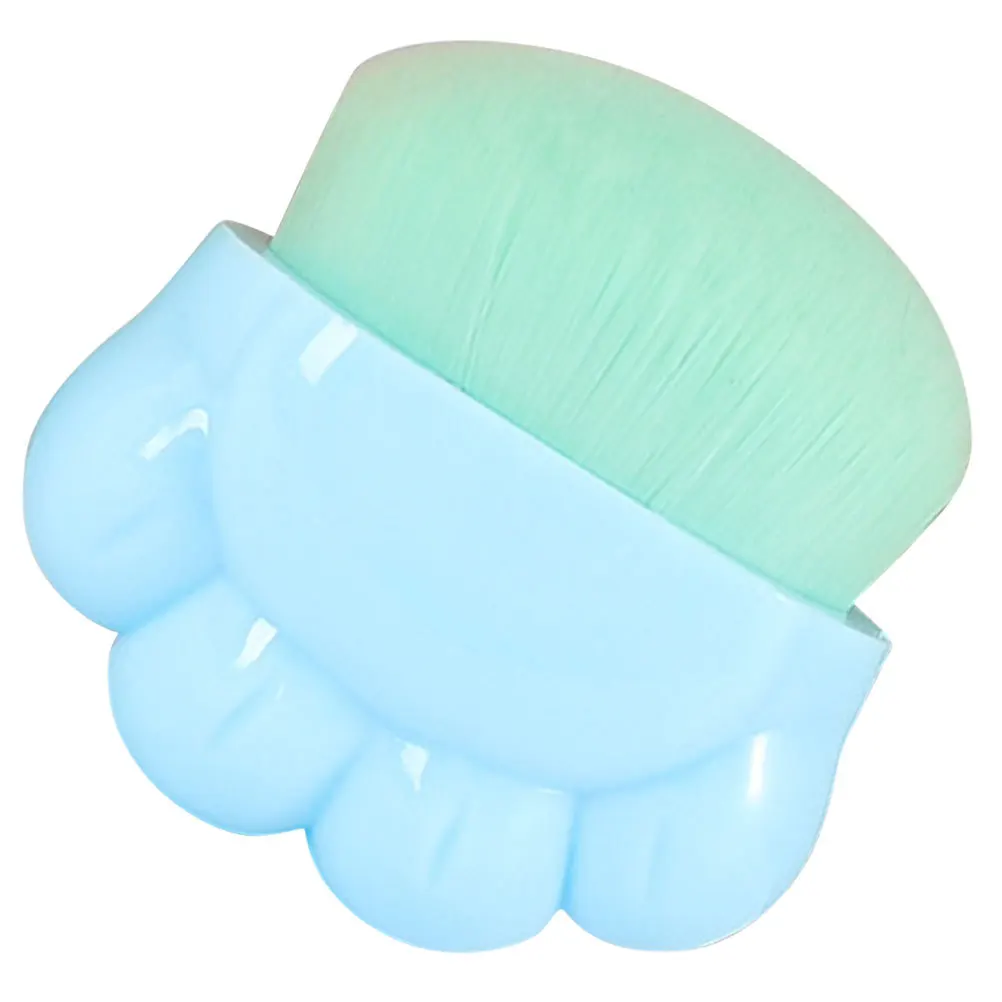 Pincel de maquiagem com garra de gato, portátil, base, corretivo, aplicador de blush, ferramenta de viagem, pincel para blush