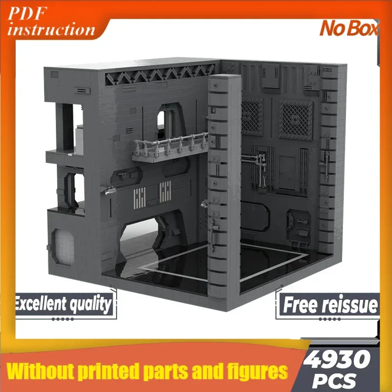 

Рождественская звезда, модель фильма Moc, строительные кирпичи, военные AT-ST Hangar, технология, модульные блоки, подарки, игрушки, наборы «сделай сам», сборка, chr