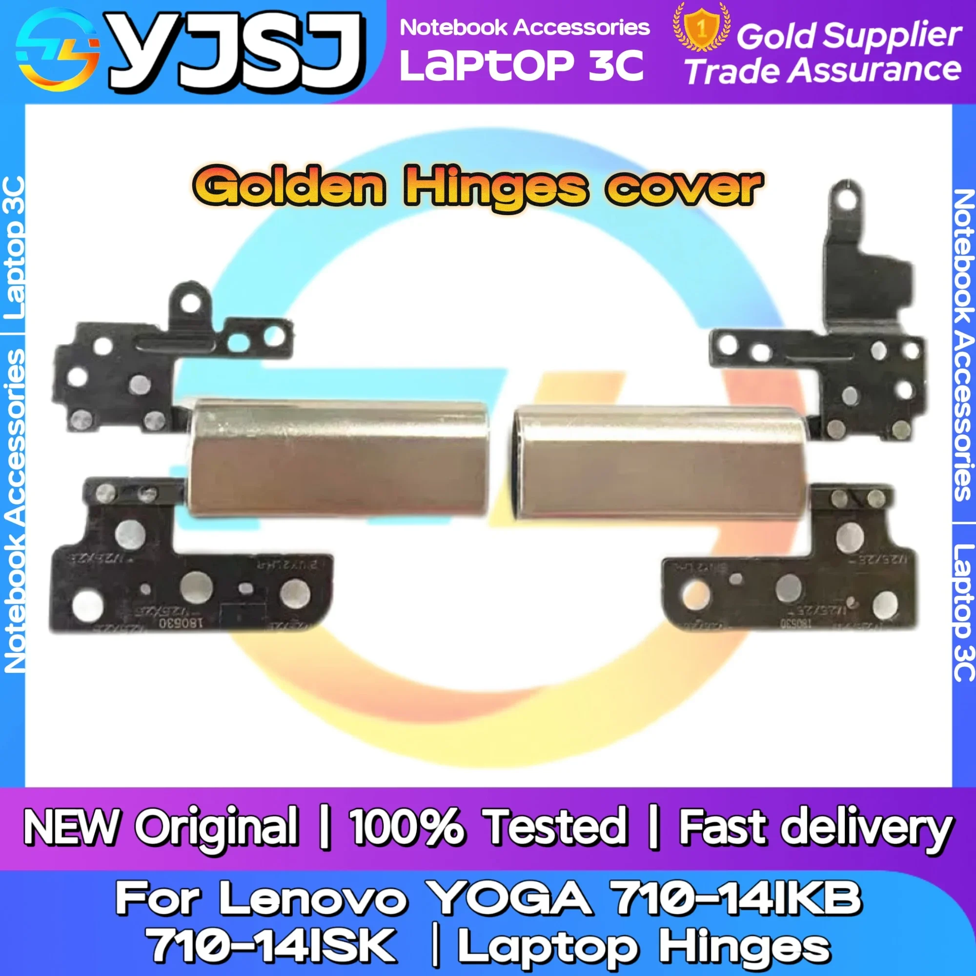 

New Original Laptop Notebook Hinges For Lenovo Yoga 710-14 710-14ikb 710-14isk LCD Screen Hinge LCD shaft