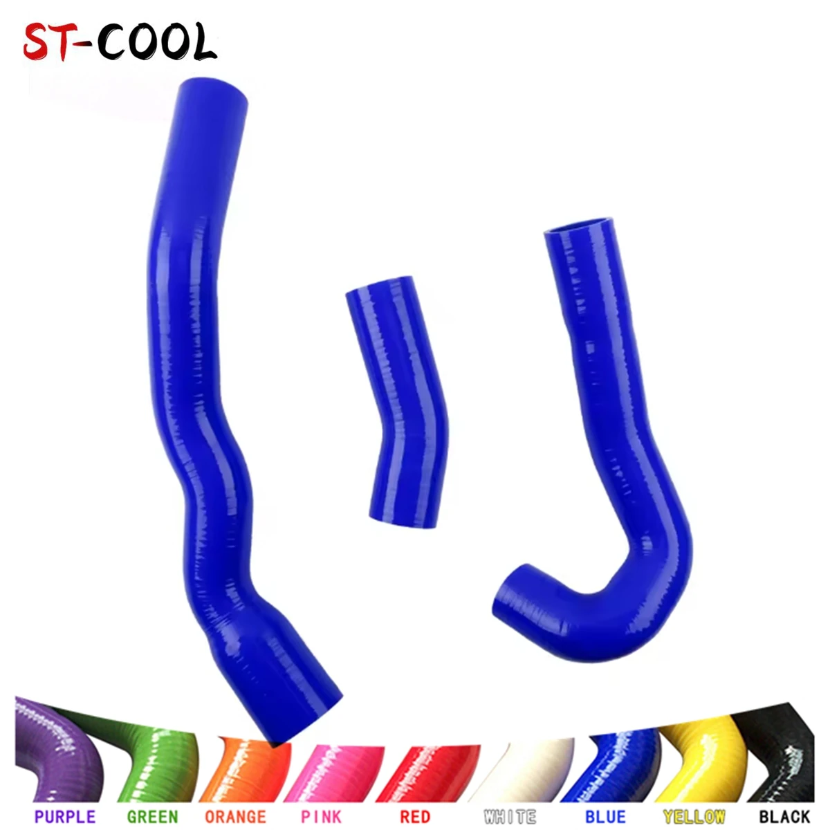 

FOR LDV T60 2.8L Diesel 2017-on Intercooler Intake Outlet Hoses Silicone Tubes Piping Kit 3Pcs 10 Colors