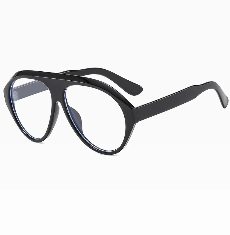 Übergroße Pilot Sonnenbrille Frau Luxus Marke Vintage Ein Stück Sonnenbrille Für Dame Beliebte Großen Rahmen Shades Brillen UV400 – Detail 24