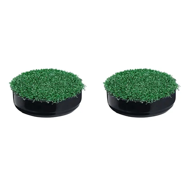 

【TRAVEL ESSENTIAL】2X Golf Hole Putting Green Cup Covers Simulated Lawn Golf Cup Cover Training Aids Green Hole Cup Cover