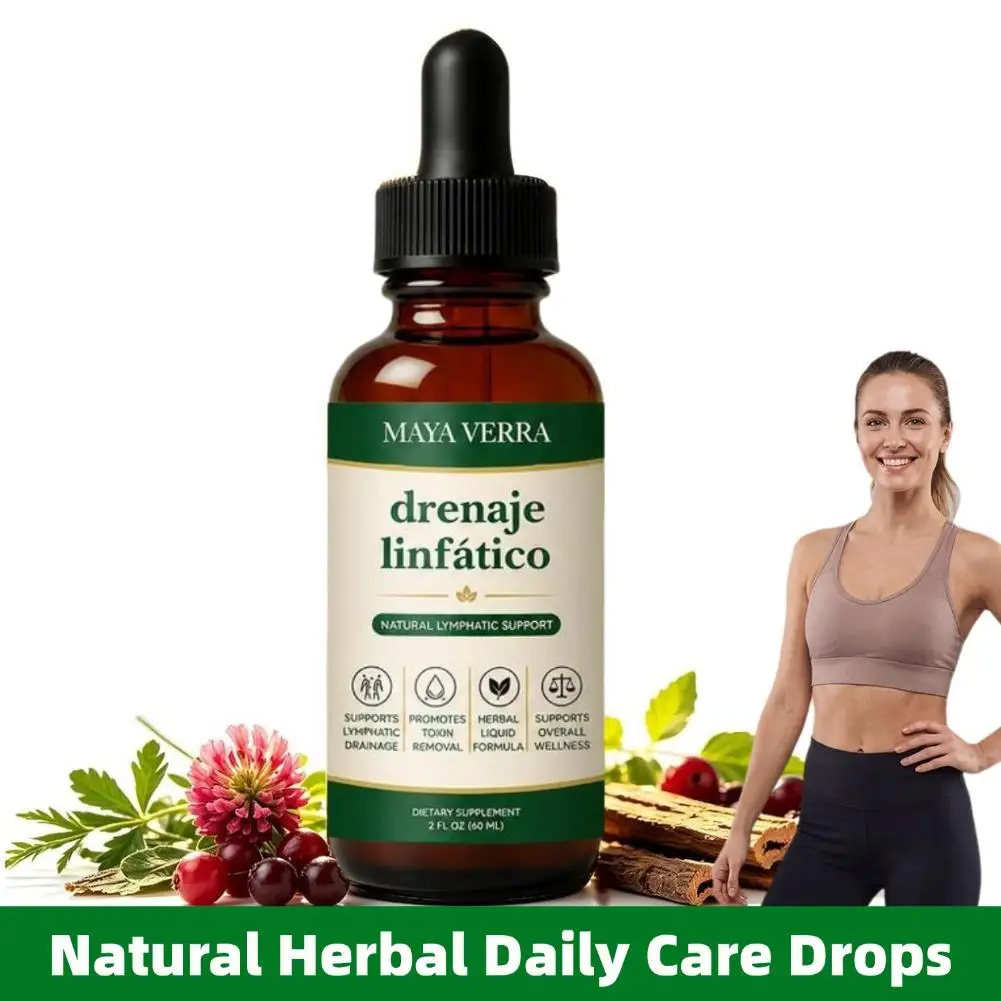 MAYA VERRA Lymphatic Drainage Supplement Ampoule Serum,Lymphatic Circulatory Relieve Swelling Support Drop,Natural Plant Extract