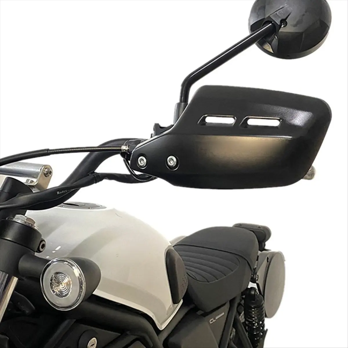A23Z Motorcycle Handguard Shield Hand Guard Protector Windshield for CL250 CL500 300 500 2023-2025 Black