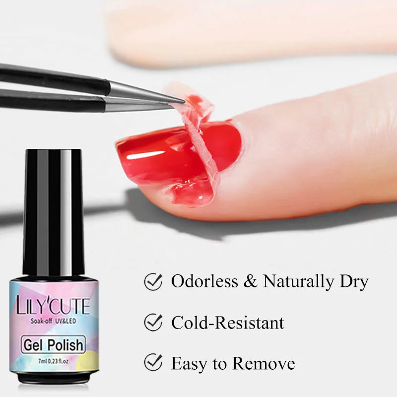 LILYCUTE Peel Off Latex Liquid Tape Glue Protect Nail Gel Varnish Anti-Overflow Latex Fast Dry Nail Edge Skin Care Nail Art Tool