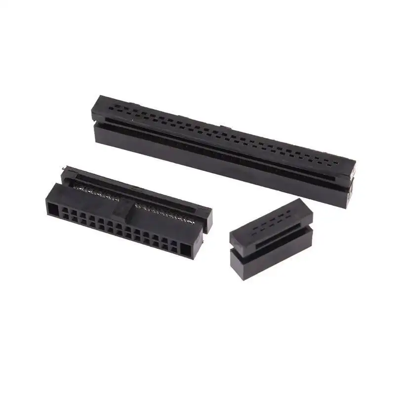 1~2~5 Stück FC Crimpkopf IDC-Stecker Rastermaß 1,27 mm Grauer Bandkabel-JTAG-Stecker 6P 8P 10P 16P 20P 40P – Detail 3