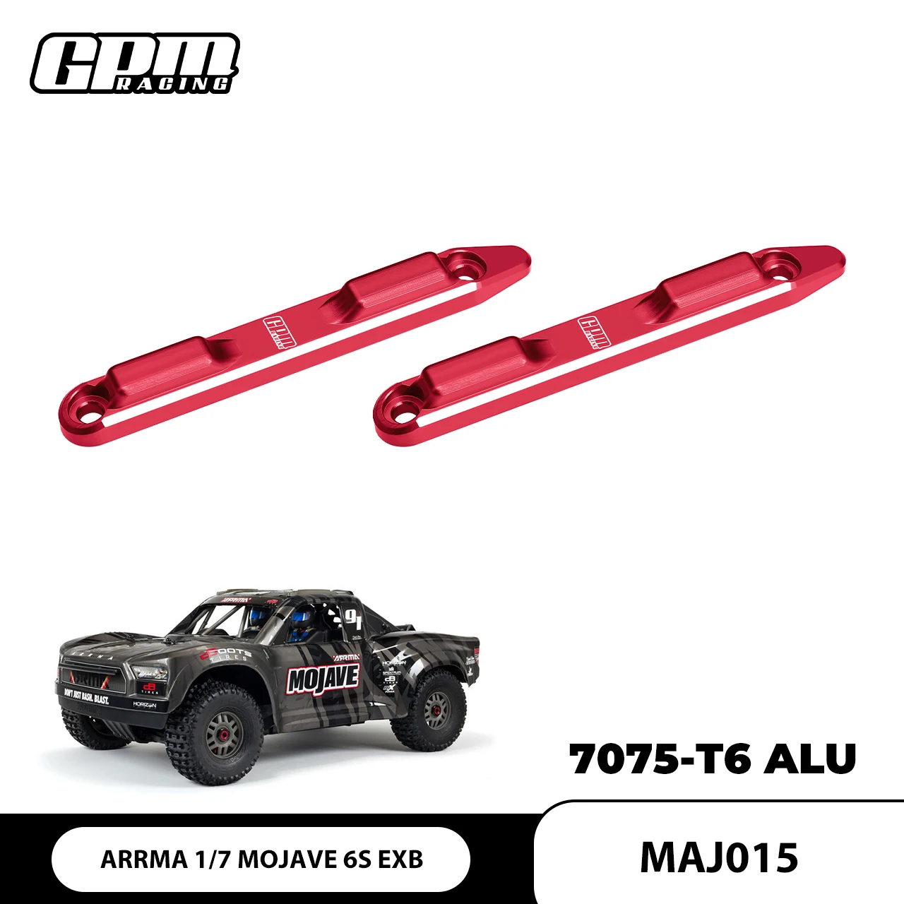 

GPM 7075 ALLOY ROOF SKID RAIL для грузовика ARRMA 1/7 MOJAVE 6S EXB-ARA7204