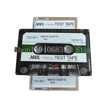 TEAC FOR ABEX Mirror Cassette Test Tape TCC-901 cassette path checker, New