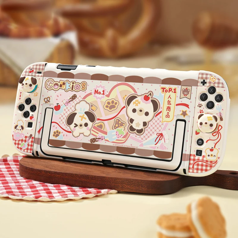 Baking Bear Matte Hard Front Back Cover Shell Protector For Nintendo Switch 2 NS2 Joy-con Game Controller Protective Case