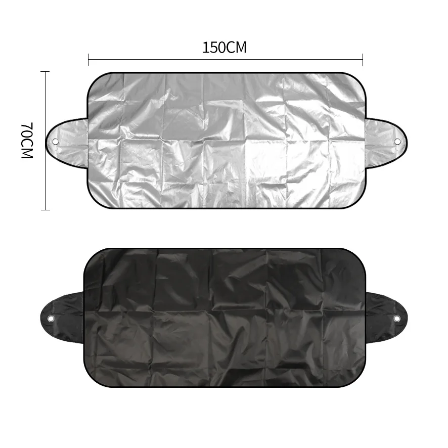 Car Windscreen Cover Front Cover Anti Snow Frost Sun Shield Dust Protector Heat Sun Mat Car Window Screen Cover image 6
